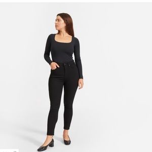 Everlane high rise skinny jeans tall